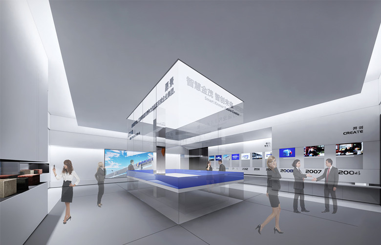 1000平米簡約辦公室設(shè)計布局圖片